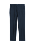 Regular Fit Cotton Linen Blend Chinos