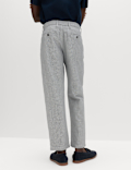 Regular Fit Cotton Linen Blend Chinos