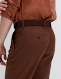 Regular Fit Linen Blend Chinos