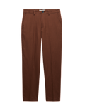 Regular Fit Linen Blend Chinos