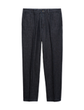 Regular Fit Linen Blend Chinos