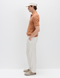 Regular Fit Linen Blend Chinos