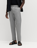 Regular Fit Linen Blend Chinos