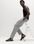 Regular Fit Linen Blend Chinos