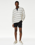 Elasticated Waist Shorter Length Stretch Shorts'