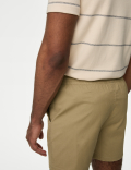Elasticated Waist Shorter Length Stretch Shorts'