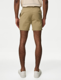 Elasticated Waist Shorter Length Stretch Shorts'