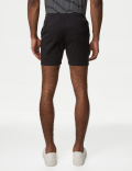 Elasticated Waist Shorter Length Stretch Shorts'