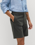 Regular Fit Stretch Chino Shorts