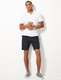 Cotton Rich Chino Shorts with Stretch