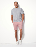 Cotton Rich Chino Shorts with Stretch