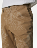 Floral Stretch Chino Shorts