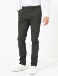 Slim Fit Printed Stretch Chinos