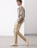 Slim Fit Cotton Rich Stretch Trousers