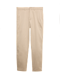 Slim Fit Cotton Rich Stretch Trousers