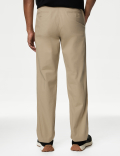Regular Fit Ripstop Textured Stretch Chinos