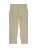 Regular Fit Ripstop Textured Stretch Chinos