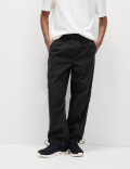 Loose Fit Parachute Cargo Trousers