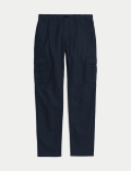 Tapered Fit Pure Cotton Cargo Trousers