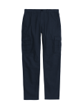 Tapered Fit Pure Cotton Cargo Trousers