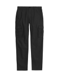 Tapered Fit Pure Cotton Cargo Trousers