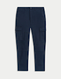 Tapered Fit Stretch Cargo Trousers