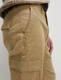 Tapered Fit Stretch Cargo Trousers