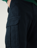 Pure Cotton Utility Cargo Trousers