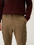 Pure Cotton Utility Cargo Trousers