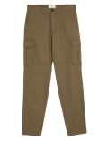 Pure Cotton Utility Cargo Trousers