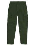 Pure Cotton Utility Cargo Trousers