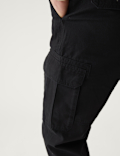 Pure Cotton Utility Cargo Trousers