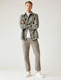 Slim Fit Elasticated Waist Cargo Trousers