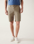 Pure Cotton Half Elasticated Waist Shorts