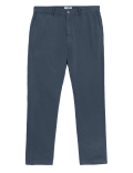 Slim Fit Half Elasticated Waist Trousers