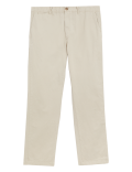 Slim Fit Half Elasticated Waist Trousers
