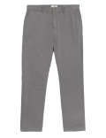 Slim Fit Half Elasticated Waist Trousers