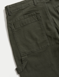 Straight Fit Utility Stretch Trousers