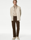 Straight Fit Utility Stretch Trousers