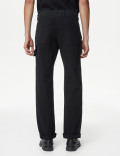 Straight Fit Utility Stretch Trousers