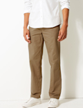 Regular Fit Pure Cotton Chinos with Stormwear&trade;