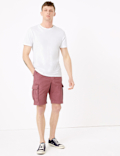 Pure Cotton Cargo Shorts