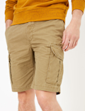 Pure Cotton Cargo Shorts