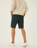 Pure Cotton Printed Cargo Shorts