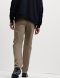 Straight Fit Textured 5 Pocket Trousers