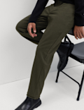 Straight Fit Textured 5 Pocket Trousers