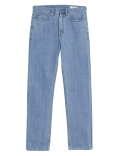 Pure Cotton Straight Fit Jeans