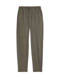 Tapered Fit Stretch Twill Trousers