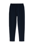Tapered Fit Stretch Twill Trousers