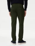 Tapered Fit Stretch Twill Trousers
